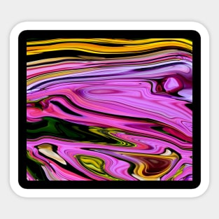 disturbed Marble Waves effect Sticker